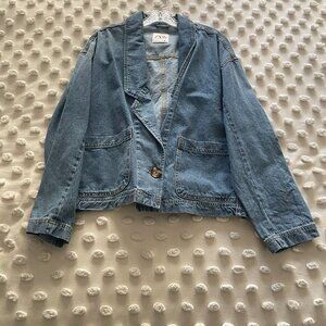 Zara Denim blazer jacket
